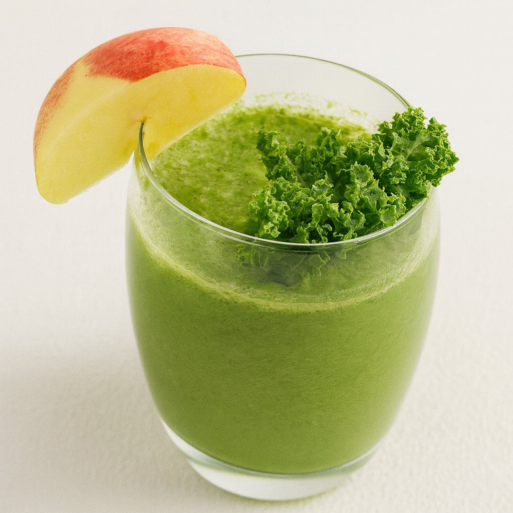 Apple mint kale shake