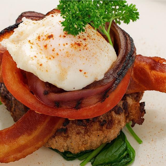 Breakfast Kobe Bacon Burger
