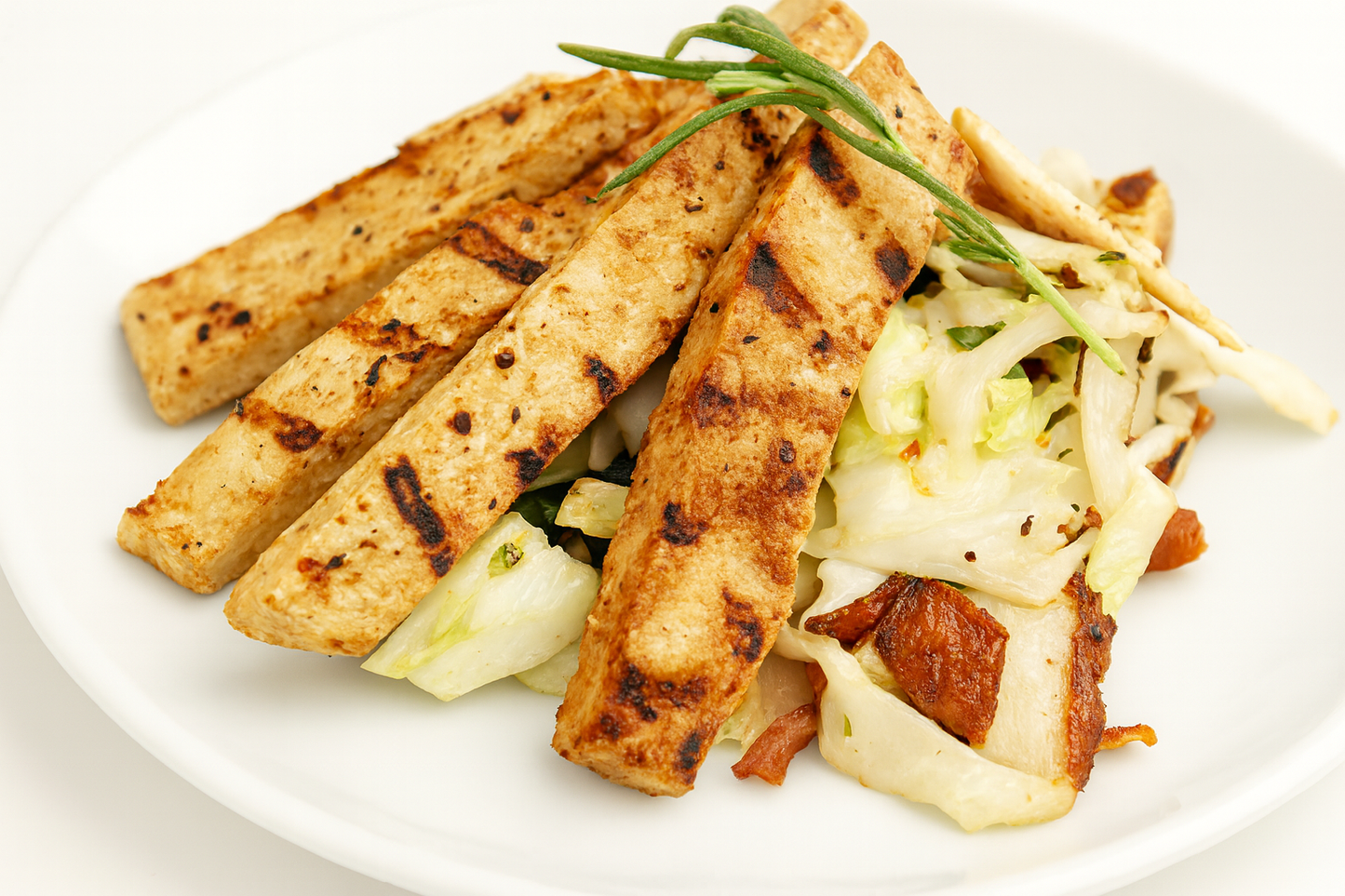 Vegetarian Rosemary Soy Chicken Strips