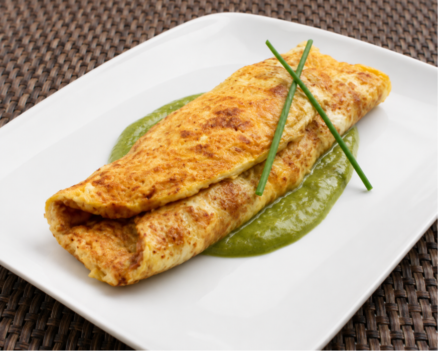 Chorizo Eggwhite Omelet