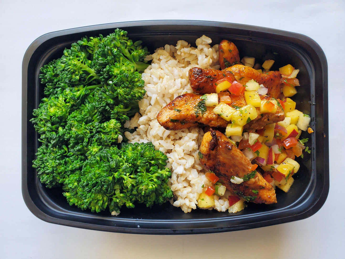 Cilantro Lime Chicken with Peach Salsa (FF)