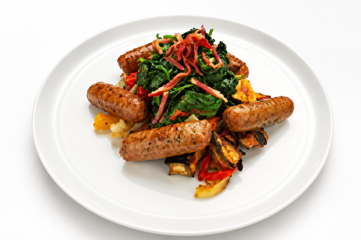 Country Breakfast with Root Vegetables