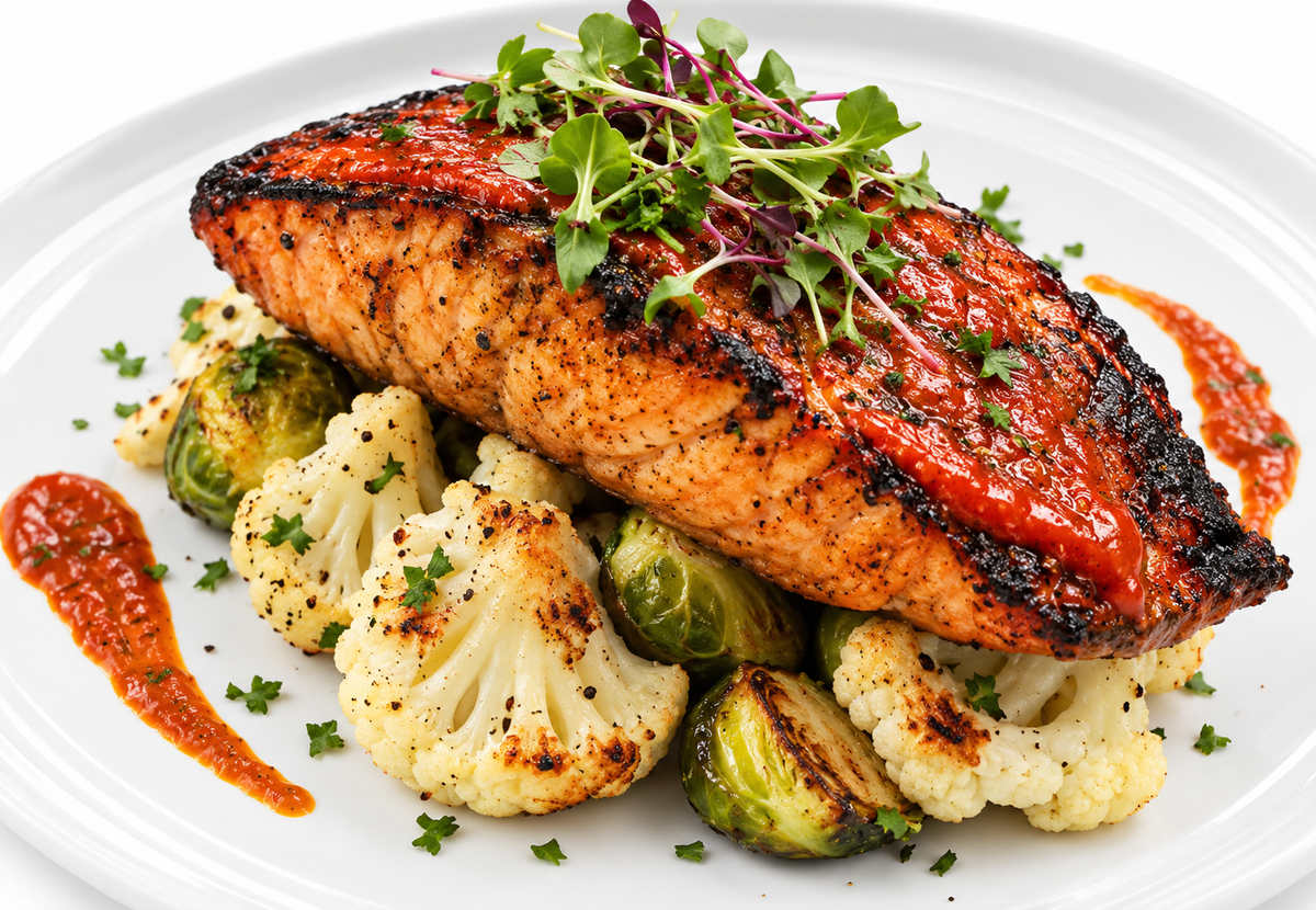 Paleo Chipotle BBQ Glazed Salmon (SIG)