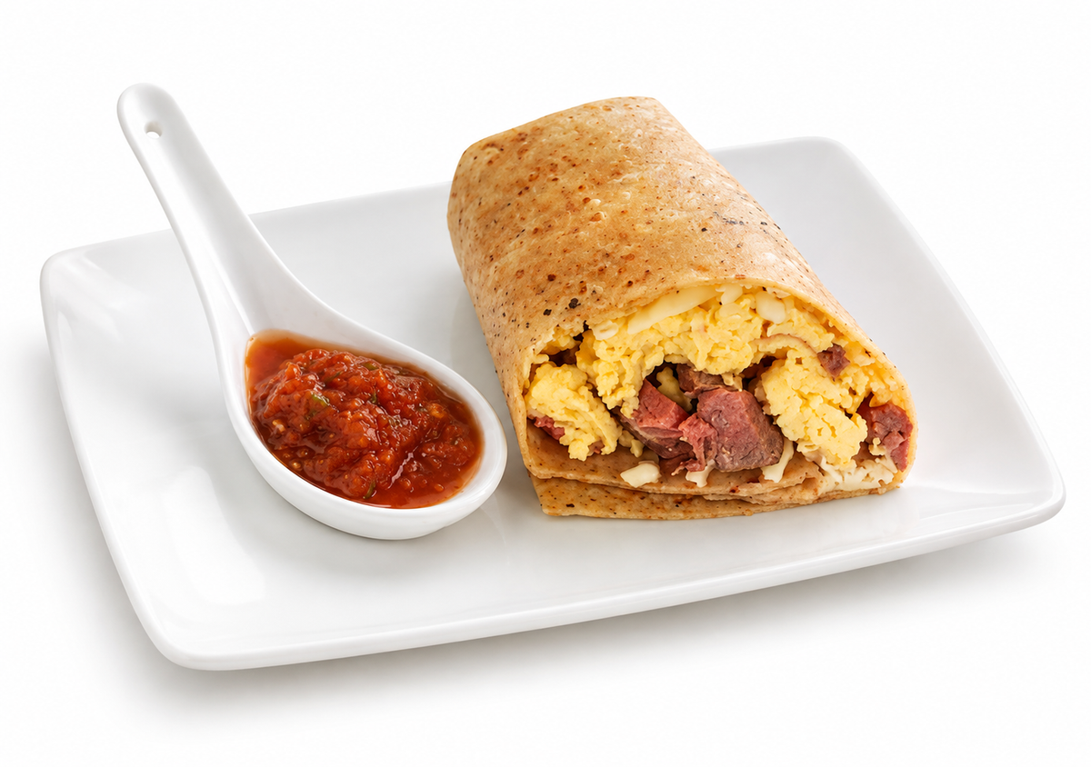 Steak and Egg Burrito