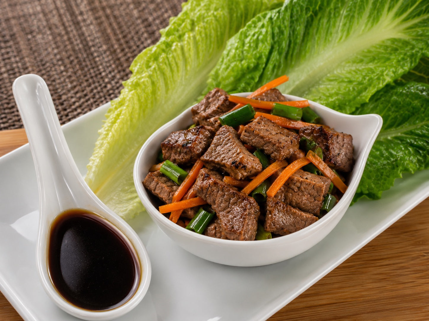 Korean Beef Lettuce Wrap (IF)