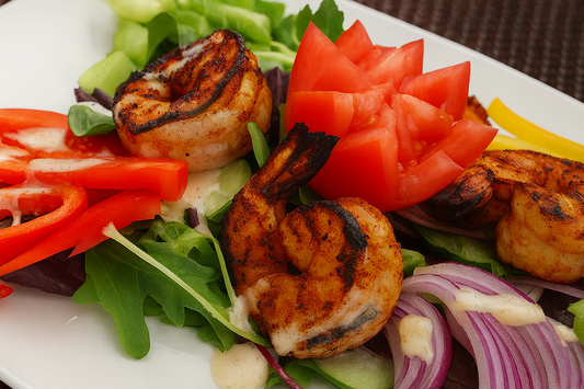 Grilled Tiger Shrimp Salad (FB)