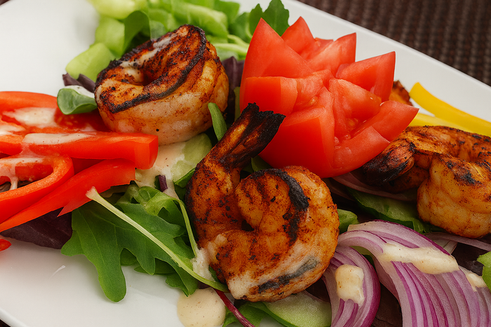 Grilled Tiger Shrimp Salad (FF)