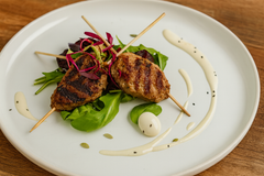 Kafta with Tahini Sauce