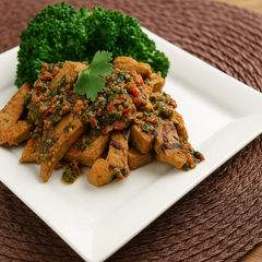 Vegetarian Gaucho Chimichurri Soy Steak
