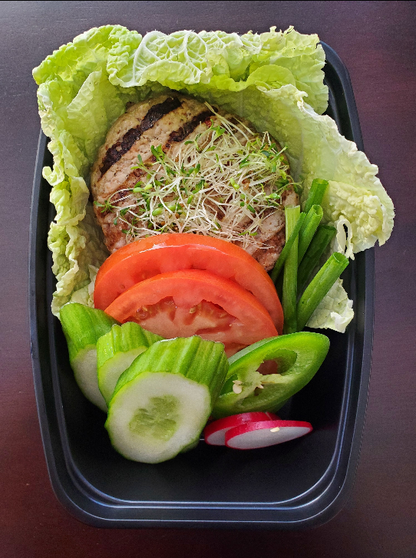 Asian Spiced Turkey Burger (FB)