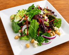 Baby Greens, Cannelini Beans and Bacon Salad