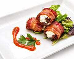 Bacon Wrapped Stuffed Dates