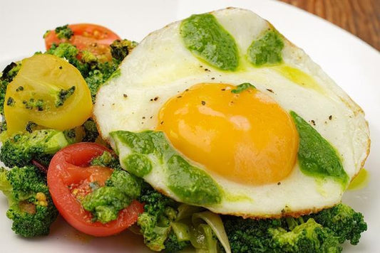 Pesto Broccoli Breakfast
