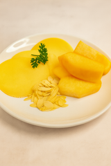 Gouda Cheese with Almonds and Cantaloupe