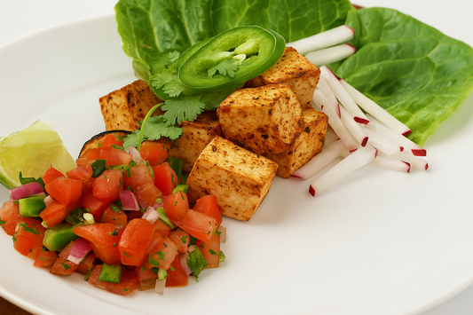 Vegetarian Mahi Tofu Lettuce Wraps - Tropical Low-Carb FB Entree