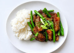 Ginger Beef and Green Bean Stir Fry (FF)