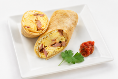Ham, Egg, and Cheese Burrito
