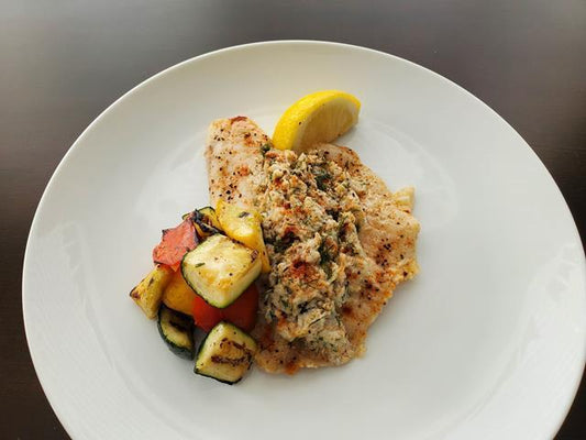 Tilapia with Crab Stuffing
