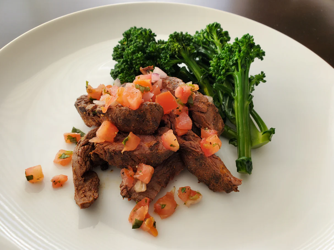 Chili Spiced Flank Steak (FB)