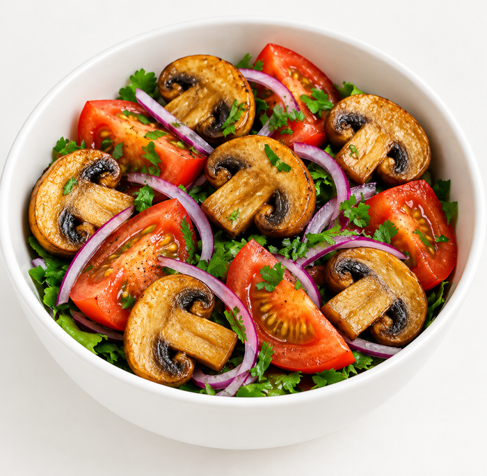 Mushroom and Tomato Salad (FB)