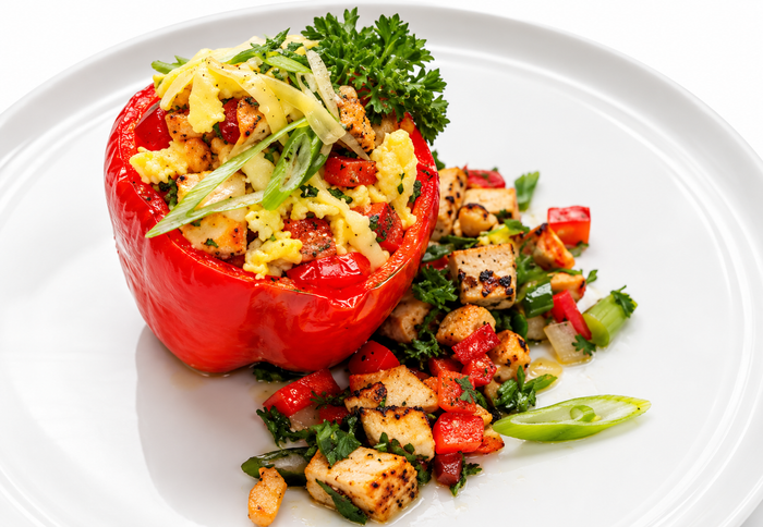 Paleo Chicken and Pepper Scramble (SIG)