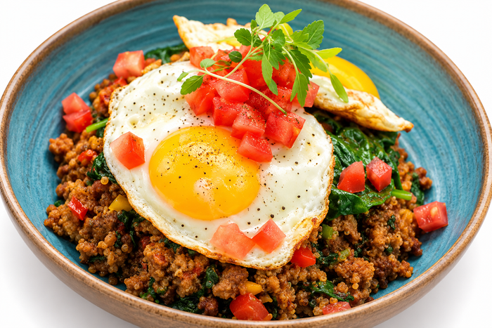 Paleo Chorizo and Cauliflower Rice with Eggs (SIG)