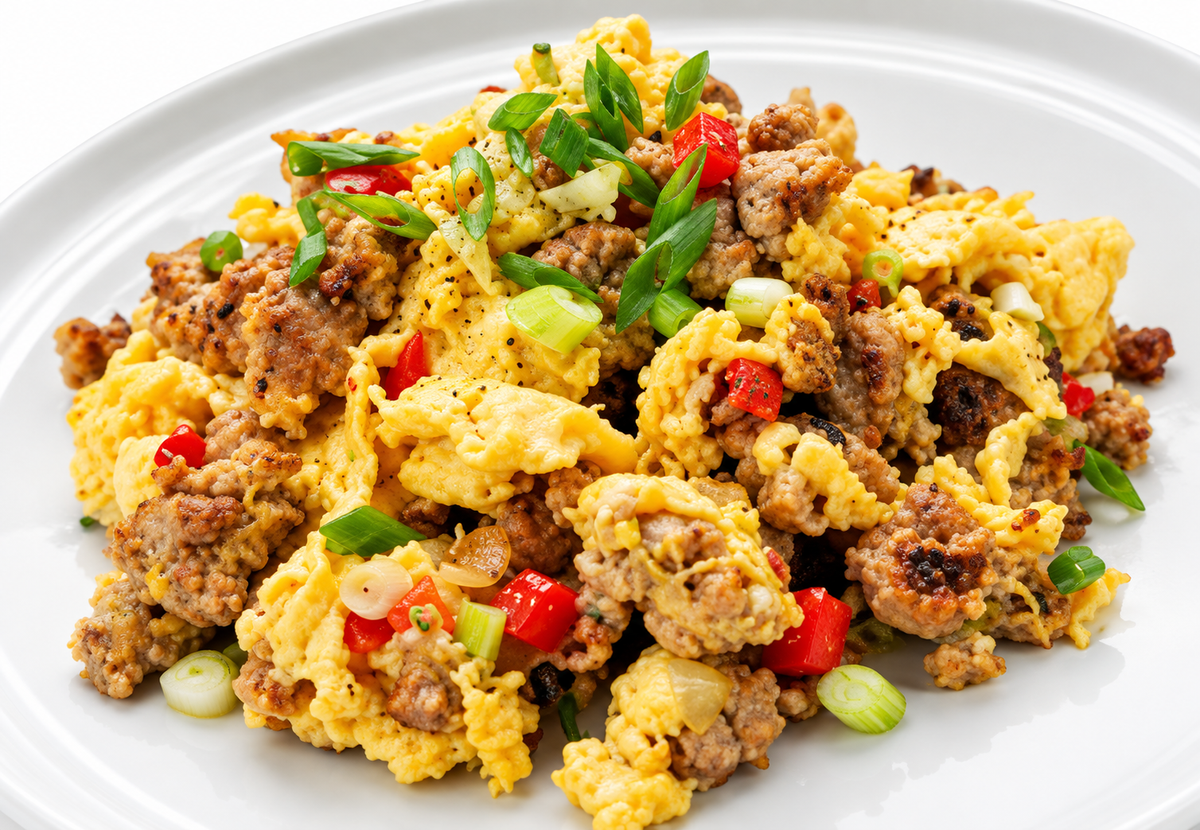 Paleo Egg and Sausage Scramble (SIG)