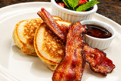 Paleo Pancakes with Bacon