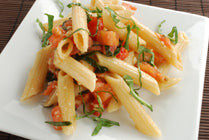 Penne Pasta with Tomato and Basil