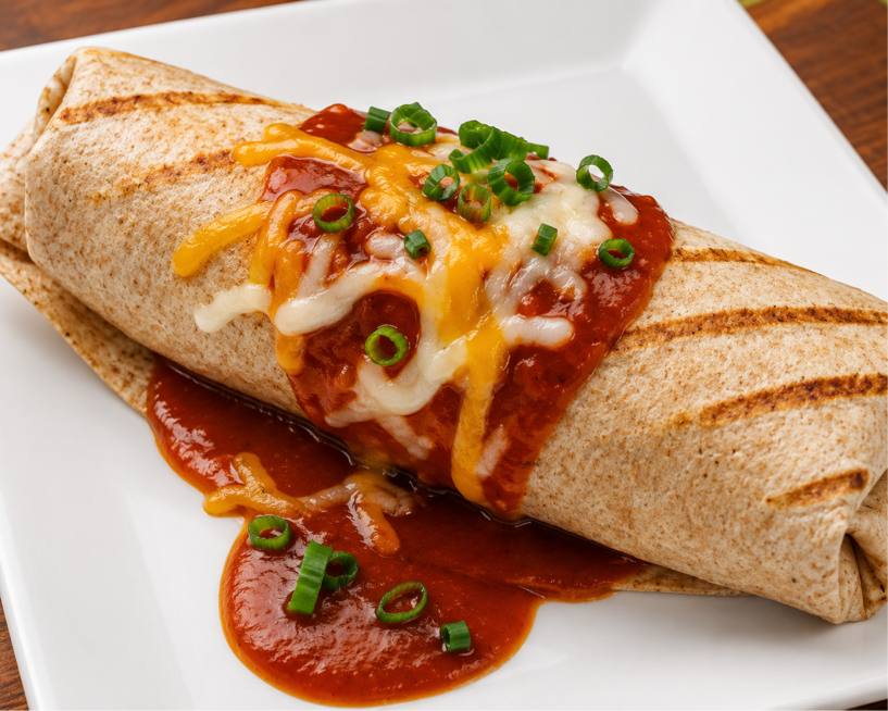 Red Chile Breakfast Burrito