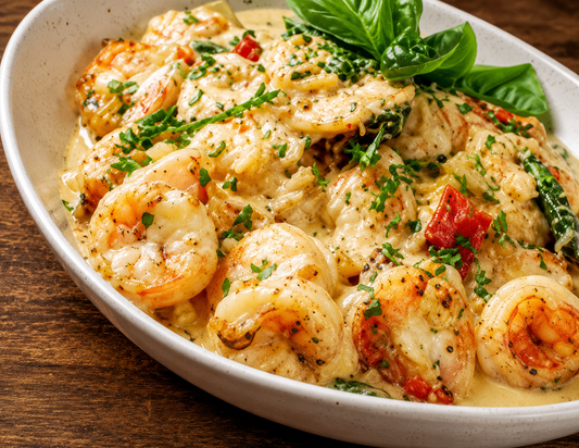 Shrimp and Asparagus Risotto