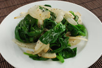 Sauteed Spinach and Onions