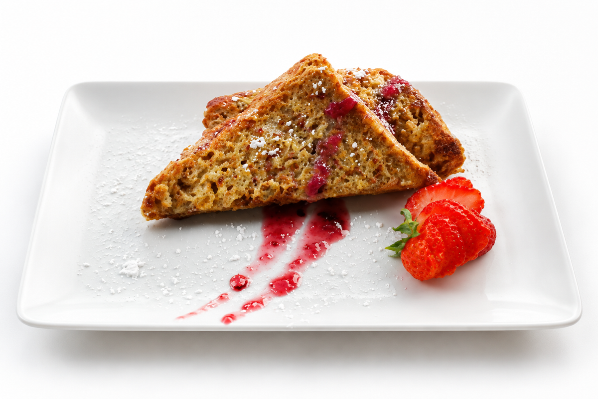 Select Dish - French Toast with Blueberry Sauce