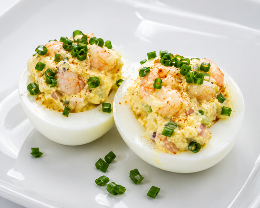 Shrimp Deviled Eggs