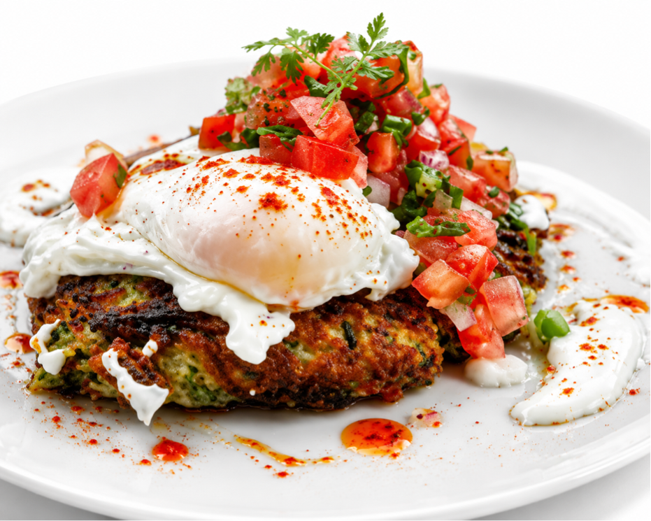 Zucchini Latke Breakfast