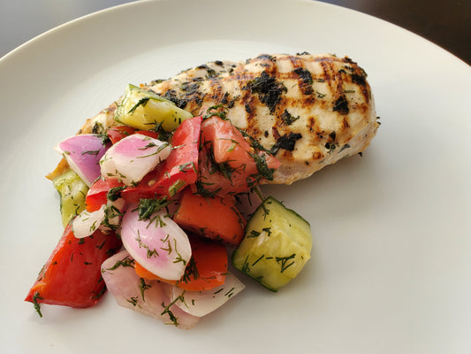 Herb Chicken w/ Greek Vegetables (FB)